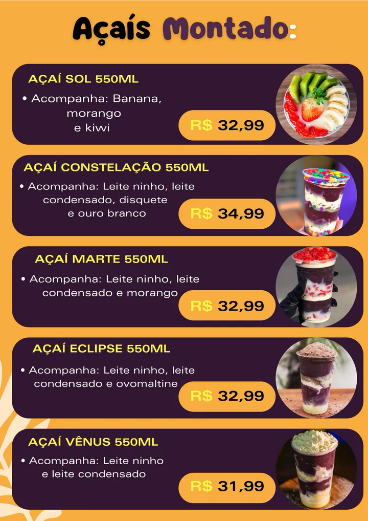 Açaís Montado